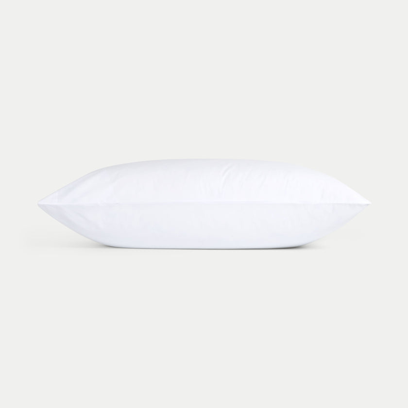 Set of 2 Pillowcases Egyptian Cotton Percale 400TC | White