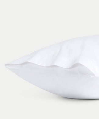 Set of 2 Pillowcases Egyptian Cotton Percale 400TC | White