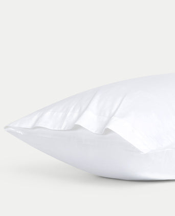 Set of 2 Pillowcases Egyptian Cotton Sateen 400TC | White