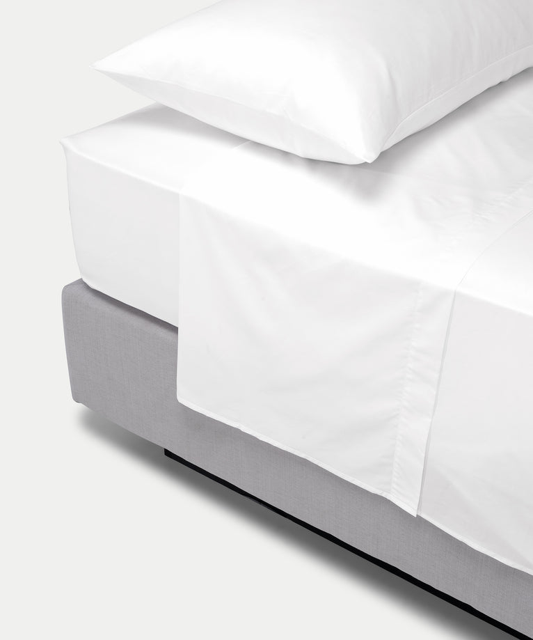 Egyptian Cotton Flat Sheet 400TC Percale 400TC | White