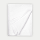 Egyptian Cotton Flat Sheet Sateen 400TC | White