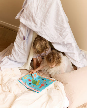Kids Duvet Cover Egyptian Cotton Percale 400TC White - Petit Hôtel
