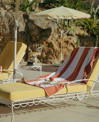 DOUXE Hotel Beach Towel Faded Coral 100x180 cm
