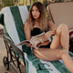 DOUXE Hotel Beach Towel Sage Green 100x180 cm
