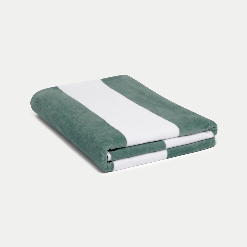 DOUXE Hotel Beach Towel Sage Green 100x180 cm