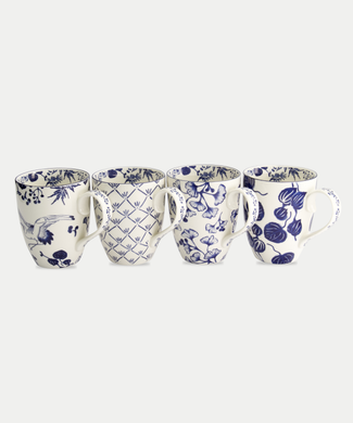 Tokyo Design Studio – Flora Japonica Mug Set (4-piece)
