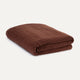 Towel zero-twist cotton 100x150 cm | Chestnut