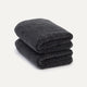 Guest towel zero-twist cotton 40x60 cm (2 pcs) | Anthracite