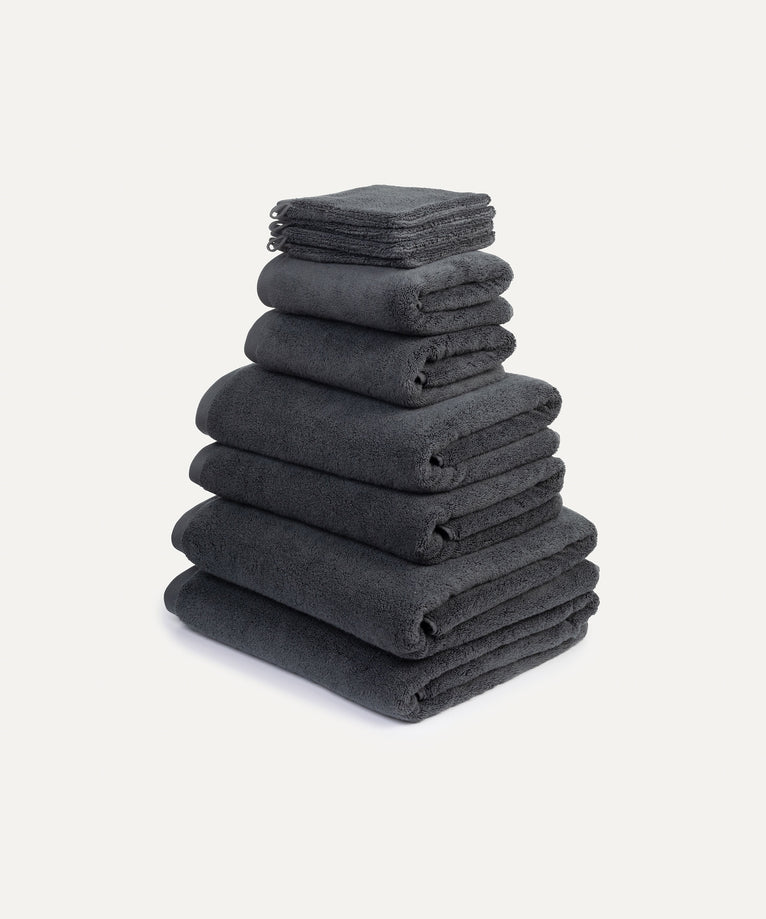Towel set Spa Complete (10 pcs) | Anthracite