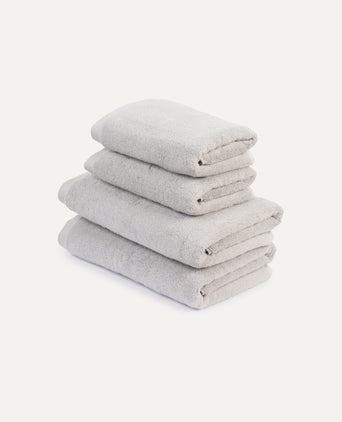 Towel set Essential (4 pcs) | Silver Grey