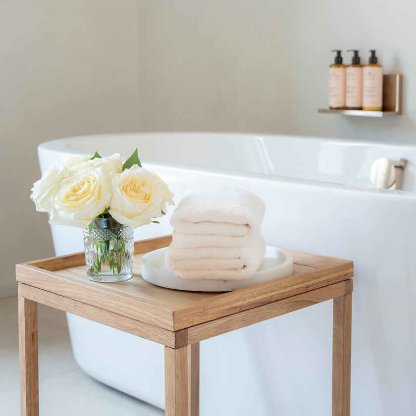 Towel zero-twist cotton 50x100 cm (2 pcs) | Cream
