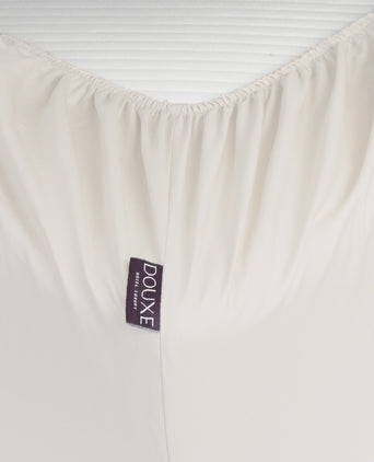 Fitted Sheet Egyptian Cotton Percale 400TC | Chalk White
