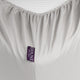 Fitted Sheet Egyptian Cotton Percale 400TC | Silver Grey