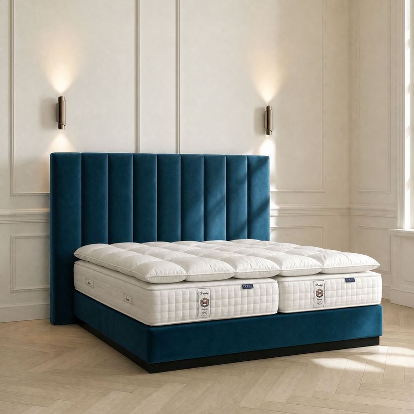 Otello Hotel Bed with Prestige Mattresses & Prestige Featherbed | 200×200 cm | Outlet