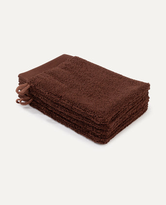Washcloth Chestnut 16x21 cm | Set of 4