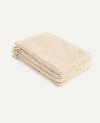 Washcloth Cream 16x21 cm | Set of 4
