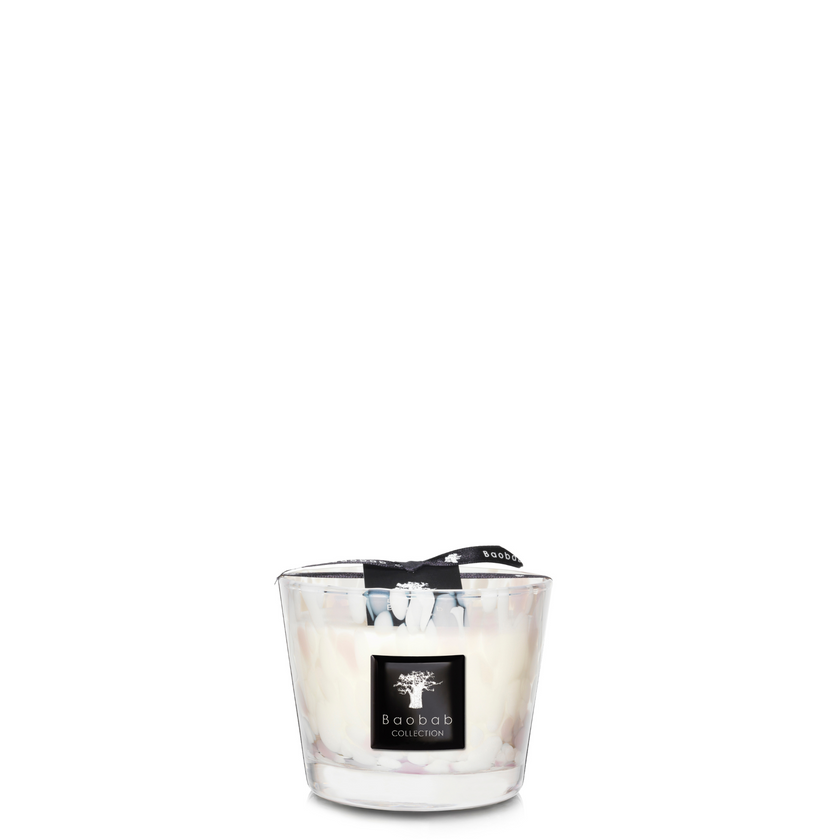 Scented Candle White Pearls Baobab