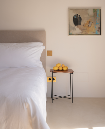 Duvet Cover Set Egyptian Cotton Percale 400 TC | White
